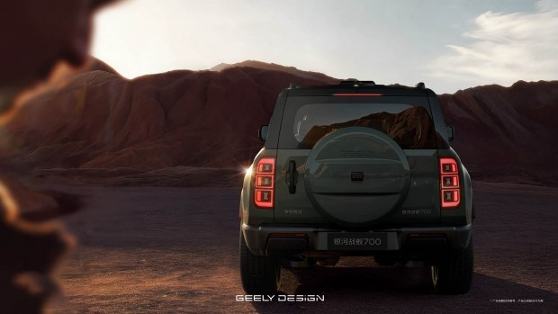 Geely 1100 ат күшінен асатын қуаты бар сериялық Galaxy Cruiser 700 жол талғамайтын көлігін көрсетті.