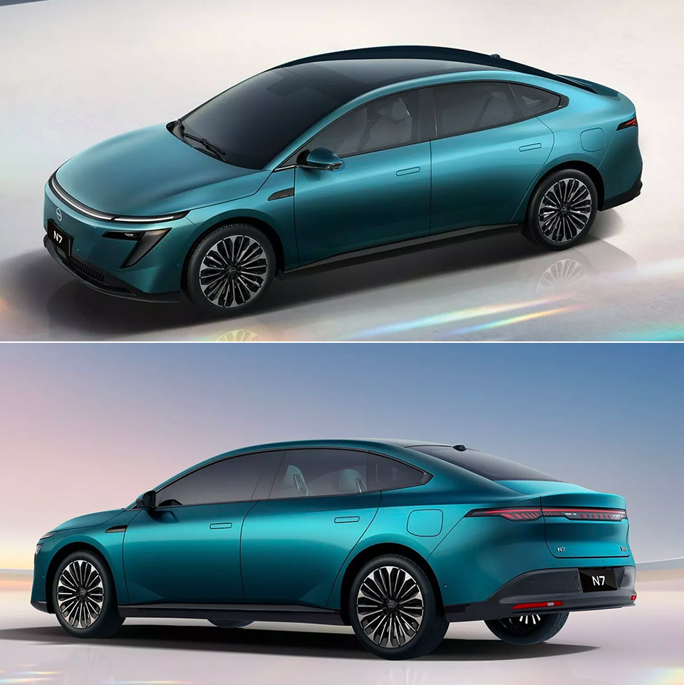 All-New Nissan N7 Electric Sedan Will Take on Tesla in China Next Year -  TechEBlog