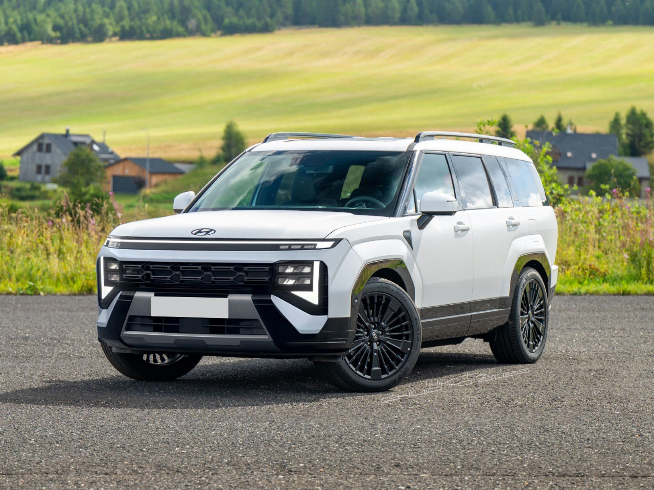 Hyundai Santa Fe 2027 замечен на тестах: новый салон и версия EREV. - 3 | kz.bex-auto.com