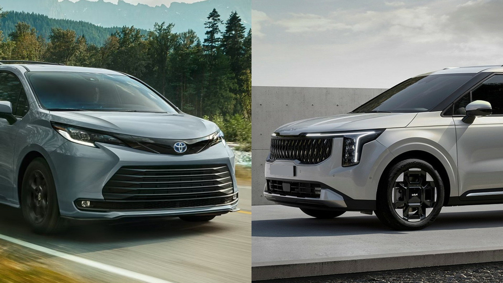 Kia Carnival против Toyota Sienna: Выбор бизнес-шаттла для Казахстана – дизельный Корейский Carnival или гибридная американская Sienna? | kz.bex-auto.com