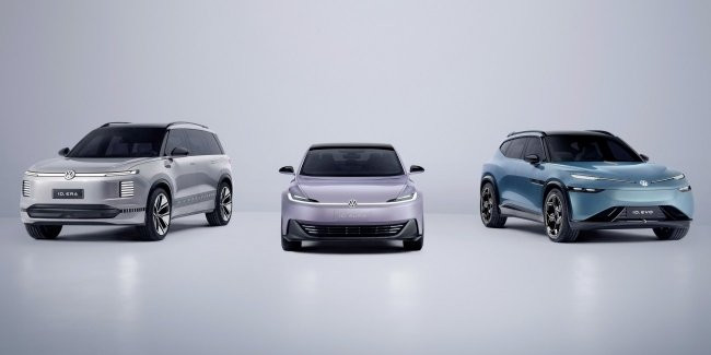 Volkswagen представил новые электрокары ID.AURA, ID.ERA и ID.EVO для китайского рынка