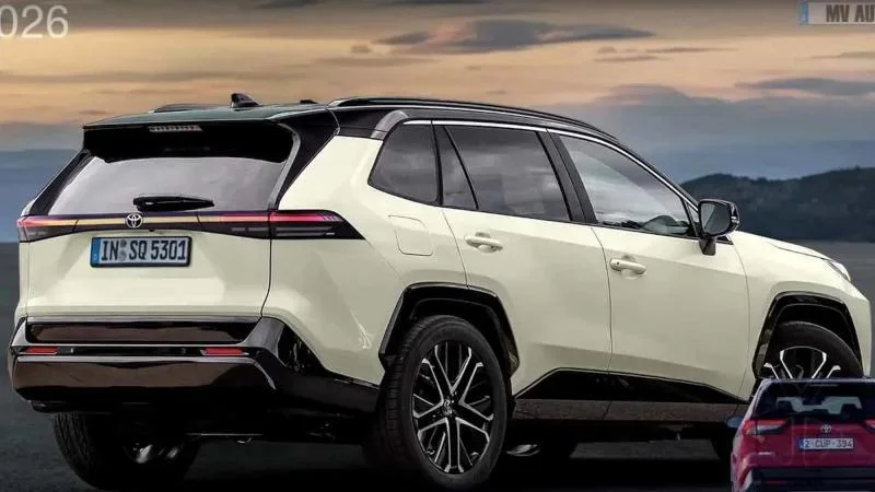 Обновлённый Toyota RAV4 2025 впервые показали без камуфляжа
