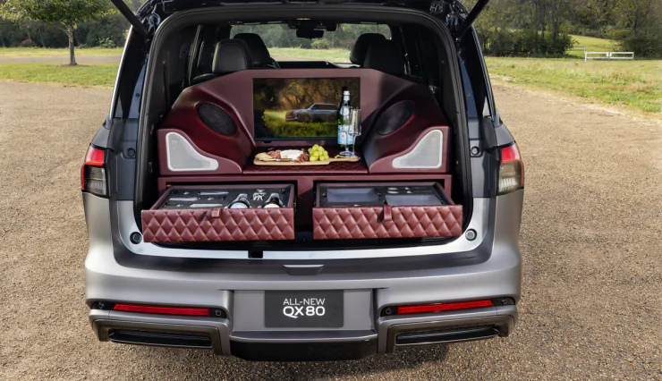 Новый Infiniti QX80 Autograph Lounge: роскошный внедорожник Nissan для элитного пикника