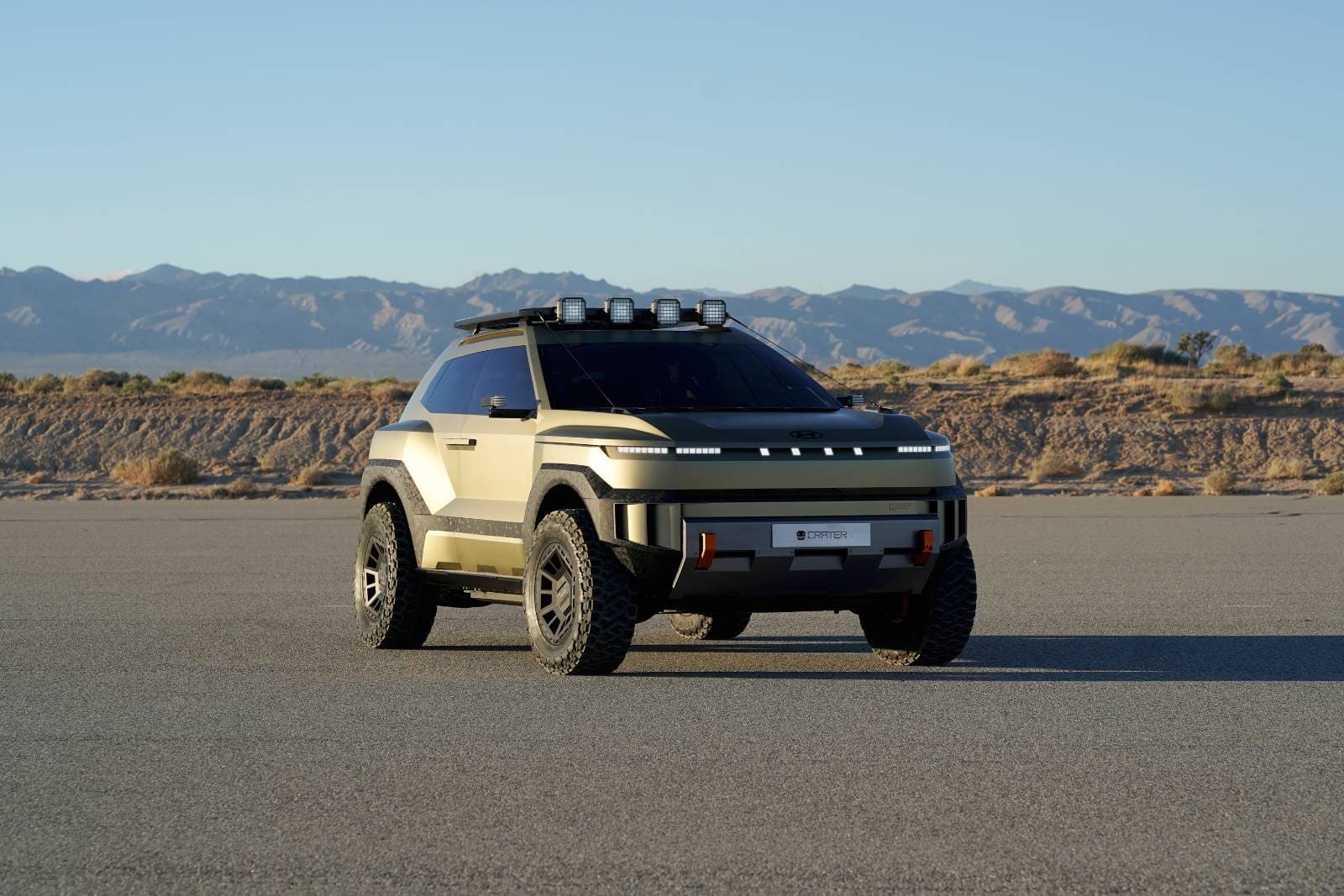 Футуристический Hyundai Crater: электрический внедорожный концепт для «других планет»