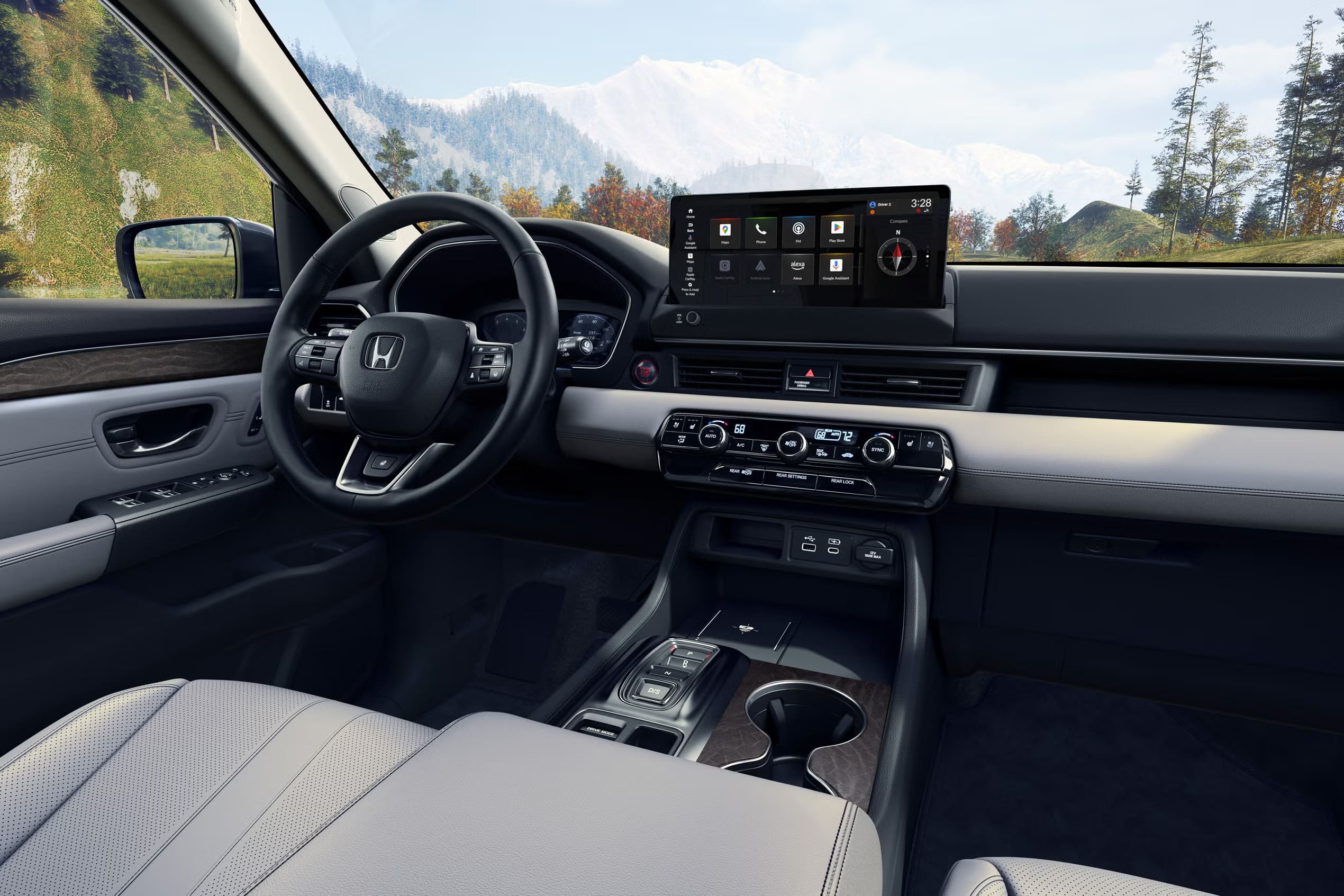 Обновлённый Honda Pilot: более брутальный дизайн, цифровой салон и улучшенный комфорт