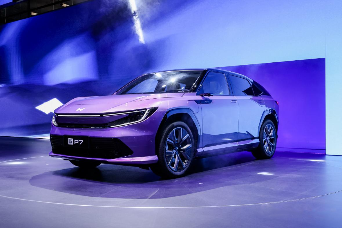 Honda представила новый электрокроссовер P7, аналогичный по размерам Porsche Macan