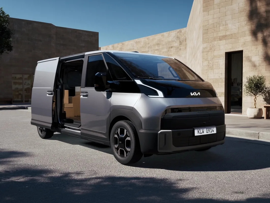 KIA представила серийный электрический фургон PV7: запас хода до 460 км